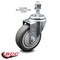 Service Caster 4 Inch Thermoplastic Rubber Wheel Swivel 12mm Threaded Stem Caster SCC SCC-TS20S414-TPRB-M1215 - alternate 3